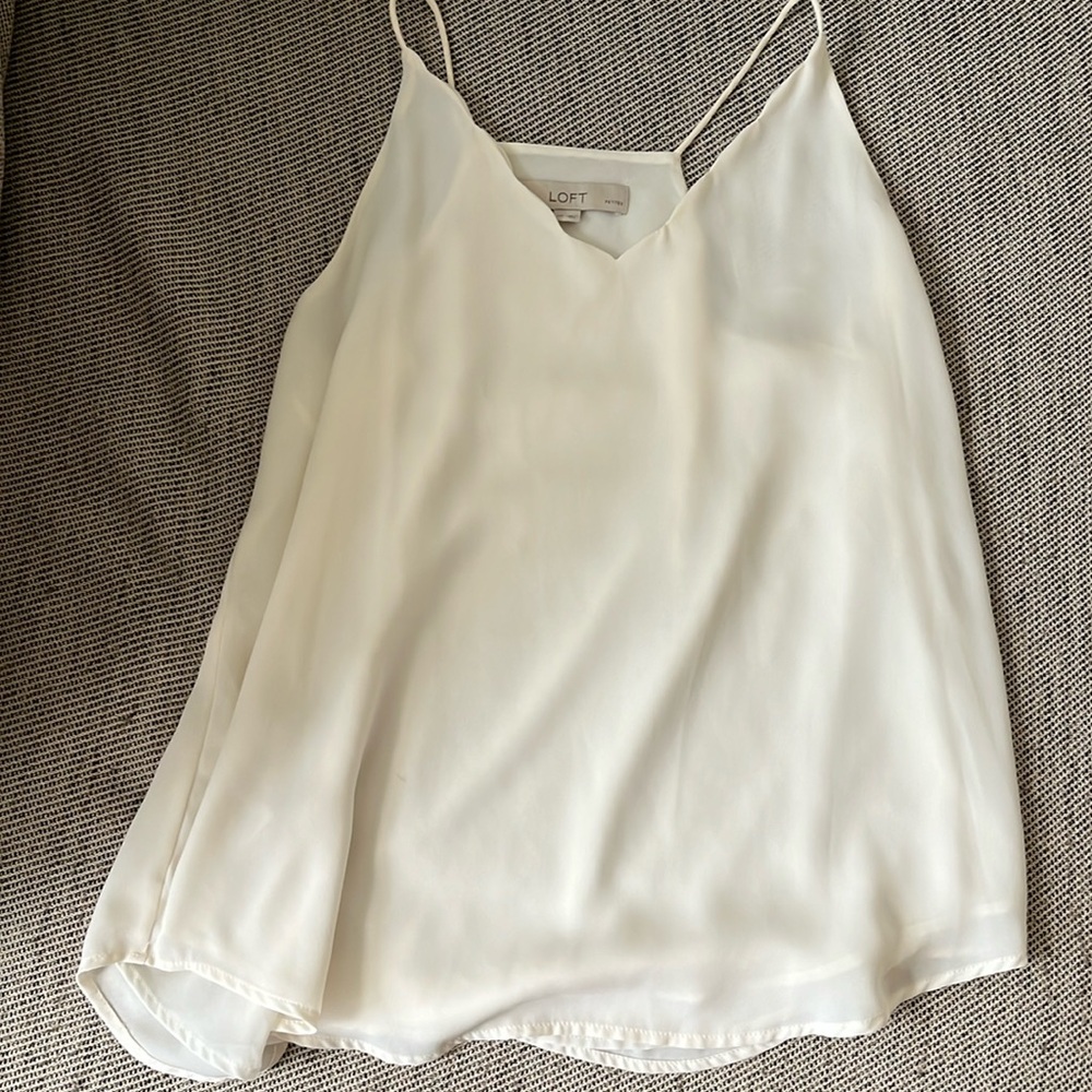 White tank top
